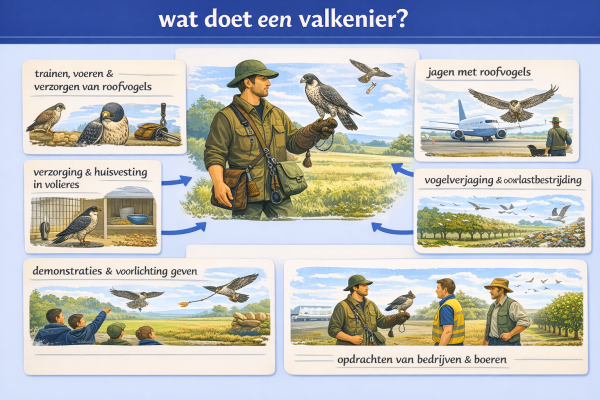 Wat doet een valkenier