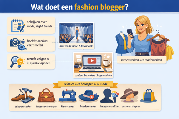 Alles over het beroep fashion blogger Wat doet een fashion blogger