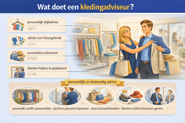 Alles over het beroep kledingadviseur Wat doet een kledingadviseur
