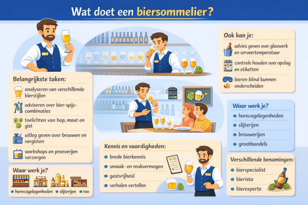 Wat doet een biersommelier