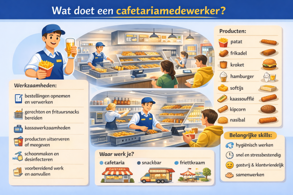 Wat doet een cafetariamedewerker