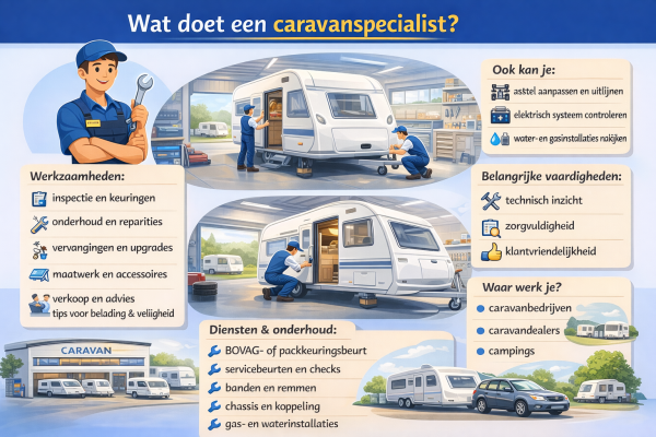 Alles over het beroep caravanspecialist Wat doet een caravanspecialist