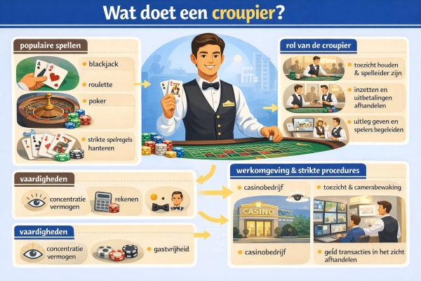 Wat doet een croupier
