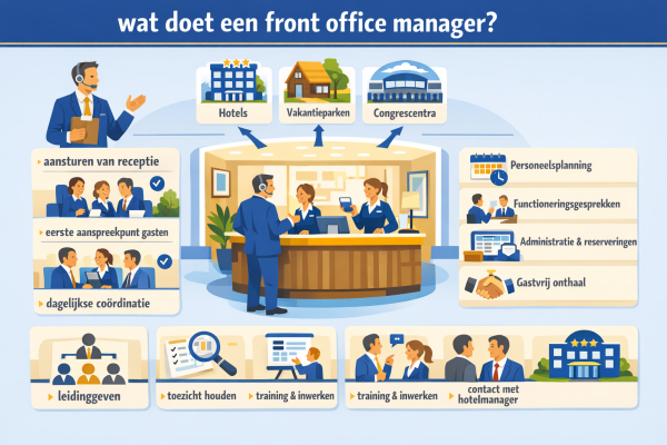 Alles over het beroep front office manager Wat doet een front office manager