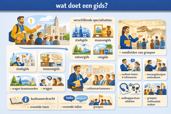 Alles over het beroep gids Wat doet een gids