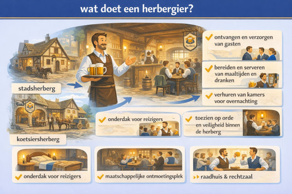 Alles over het beroep herbergier Wat doet een herbergier