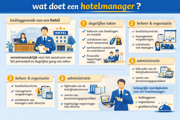 Wat doet een hotelmanager