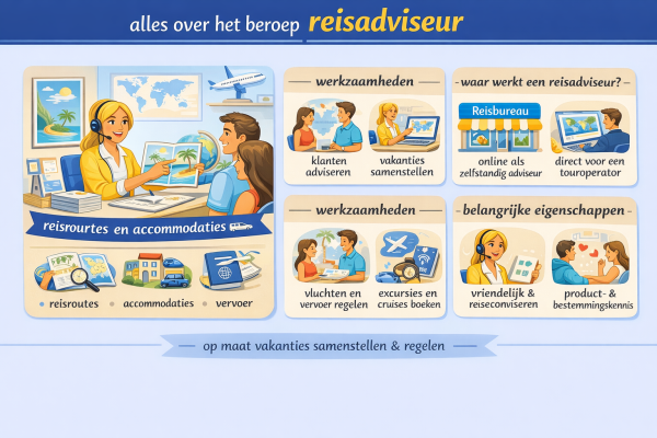 Alles over het beroep reisadviseur Wat doet een reisadviseur