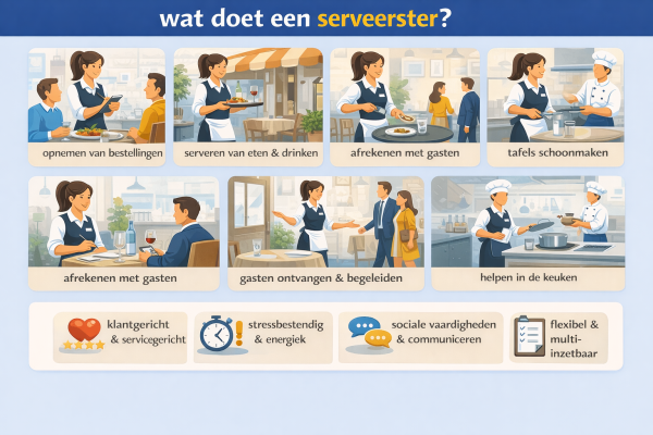 Wat doet een serveerster