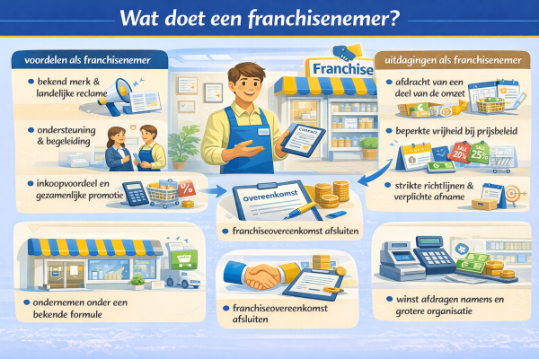 Wat doet een franchisenemer