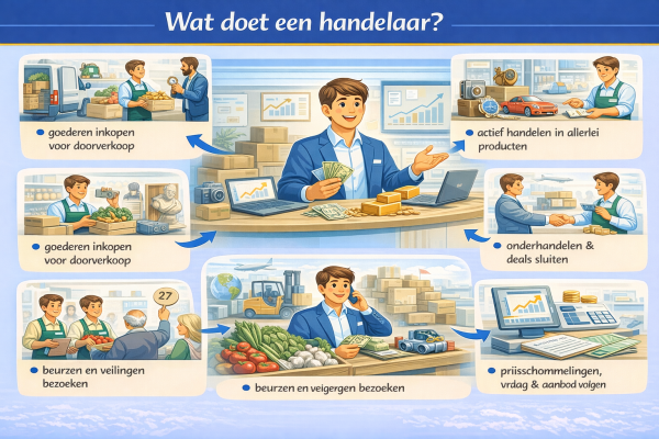 Alles over het beroep handelaar Wat doet een handelaar