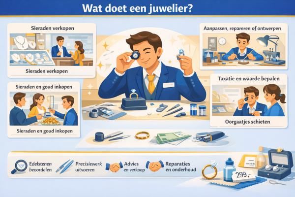 Alles over het beroep juwelier Wat doet een juwelier