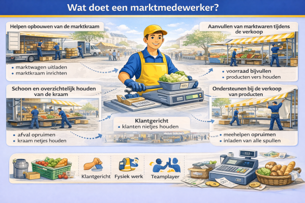 Wat doet een marktmedewerker