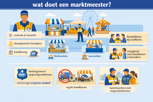 Alles over het beroep marktmeester Wat doet een marktmeester