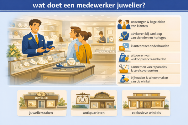 Wat doet een medewerker juwelier