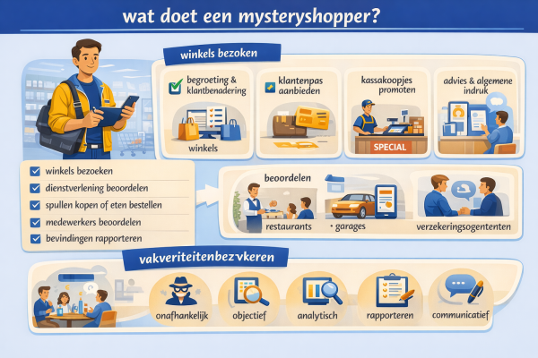 Wat doet een mysteryshopper