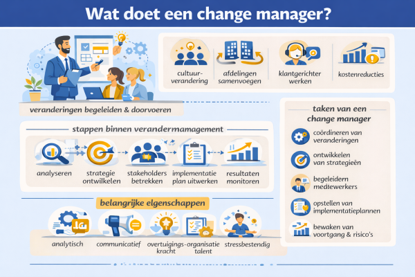 Wat doet een change manager