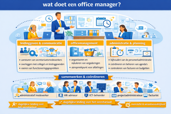 Wat doet een office manager