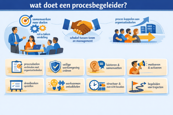 Alles over het beroep procesbegeleider Wat doet een procesbegeleider