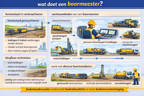 Alles over het beroep boormeester Wat doet een boormeester