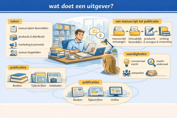 Alles over het beroep uitgever Wat doet een uitgever
