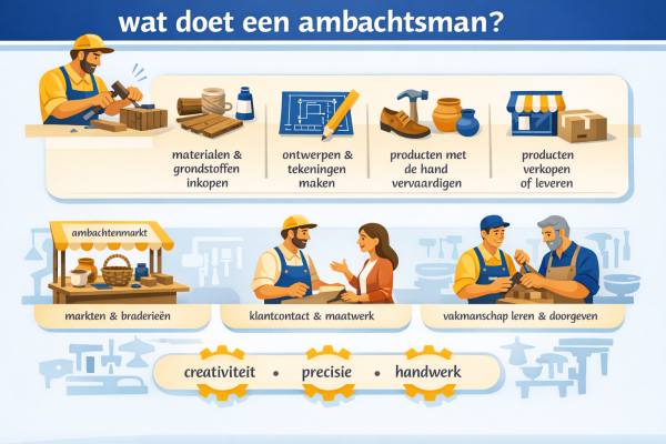 Alles over het beroep ambachtsman Wat doet een ambachtsman