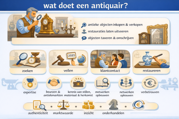 Alles over het beroep antiquair Wat doet een antiquair