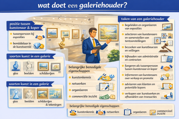 Wat doet een galeriehouder