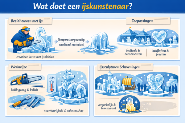 Alles over het beroep ijskunstenaar Wat doet een ijskunstenaar
