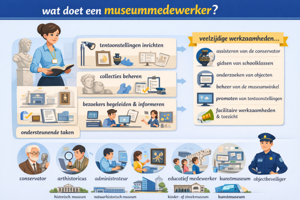 Alles over het beroep museummedewerker Wat doet een museummedewerker