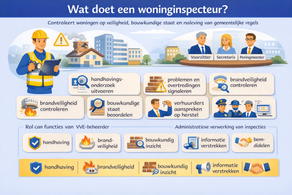 Alles over het beroep woninginspecteur Wat doet een woninginspecteur