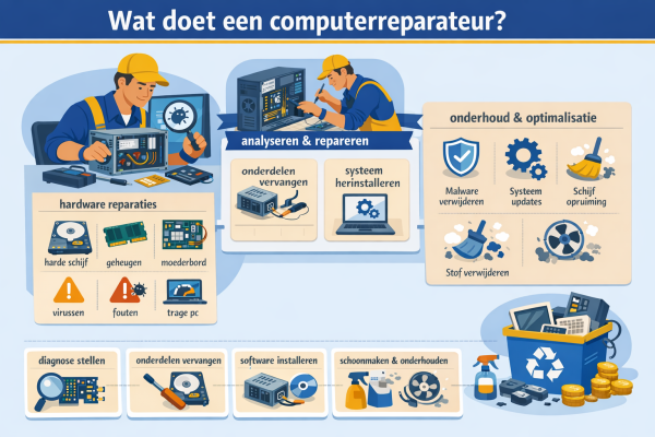 Wat doet een computerreparateur