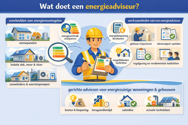 Alles over het beroep energieadviseur Wat doet een energieadviseur