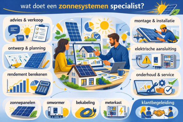 Wat doet een zonnesystemen specialist