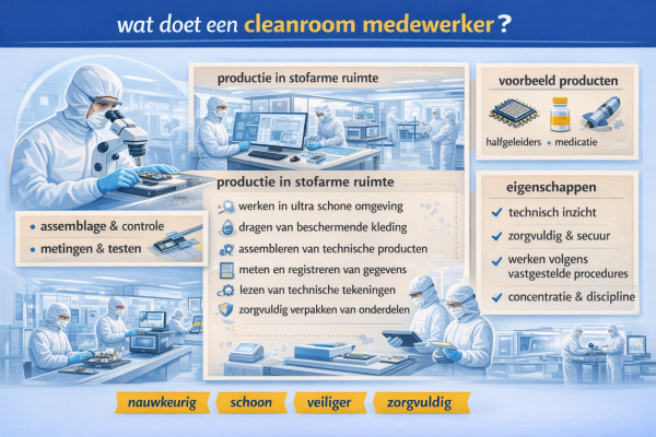 Wat doet een cleanroom medewerker