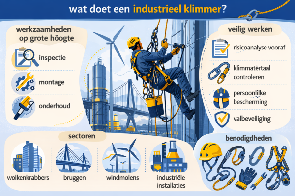 Wat doet een industrieel klimmer