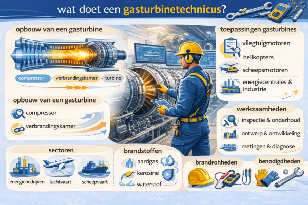 Wat doet een gasturbinetechnicus