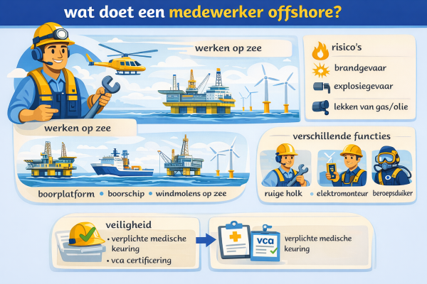 Alles over het beroep medewerker offshore Wat doet een medewerker offshore