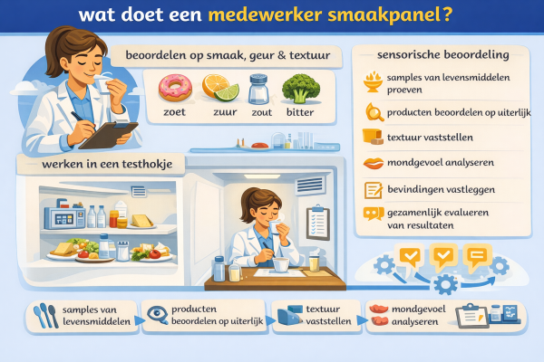 Wat doet een medewerker smaakpanel