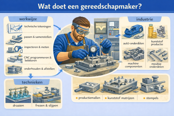Wat doet een gereedschapmaker