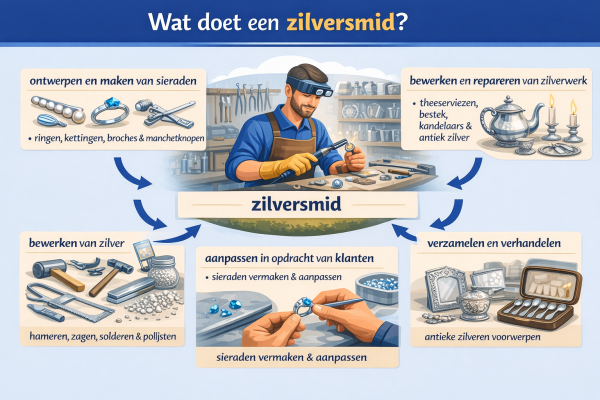 Wat doet een zilversmid