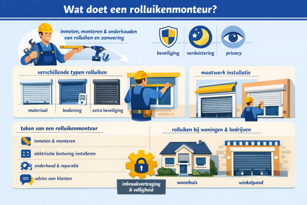 Wat doet een rolluikenmonteur