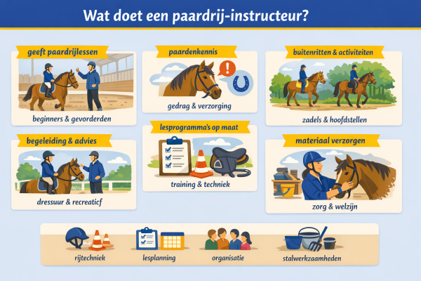Wat doet een paardrij-instructeur