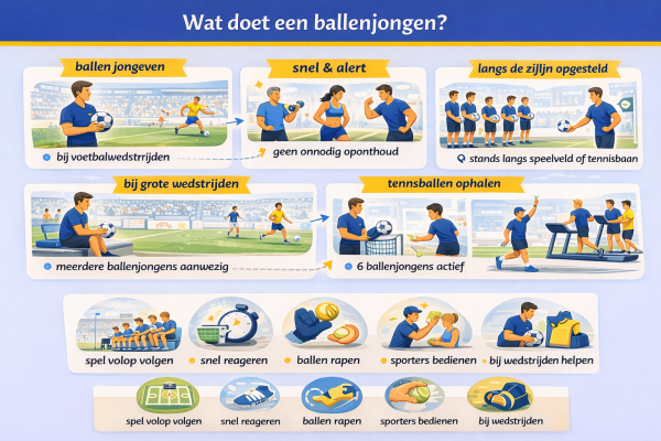 Wat doet een ballenjongen