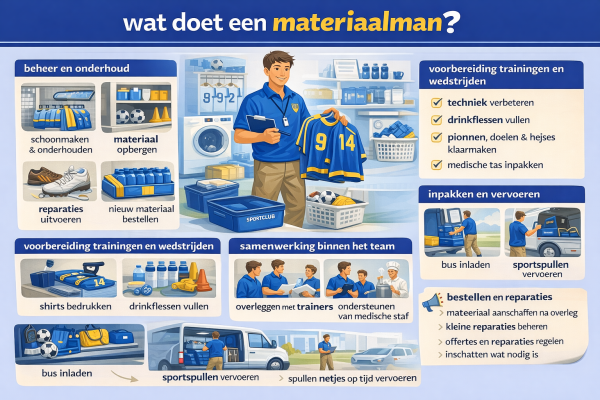 Alles over het beroep materiaalman Wat doet een materiaalman