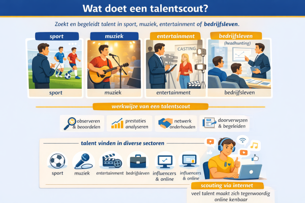 Alles over het beroep talentscout Wat doet een talentscout