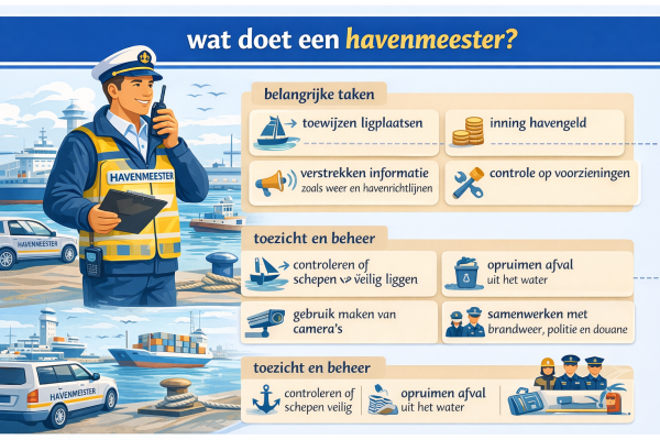 Alles over het beroep havenmeester Wat doet een havenmeester