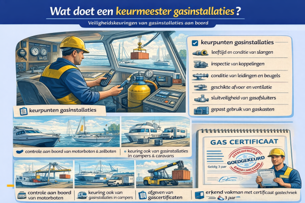 Wat doet een keurmeester gasinstallaties
