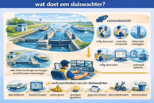 Alles over het beroep sluiswachter Wat doet een sluiswachter