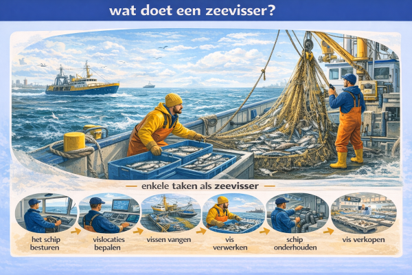 Alles over het beroep zeevisser Wat doet een zeevisser